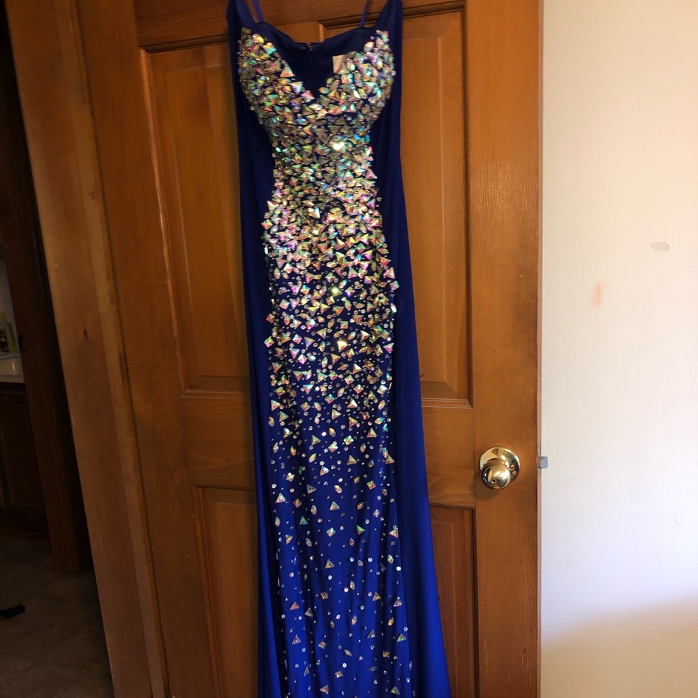Blue prom/ball gown